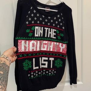 Naughty/Nice Ugly Sweater